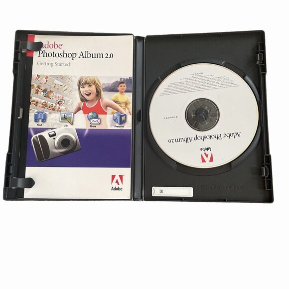 Adobe Photoshop Album 2.0 Open Box Organize Edit Share Your Photos Complete - Picture 3 of 6